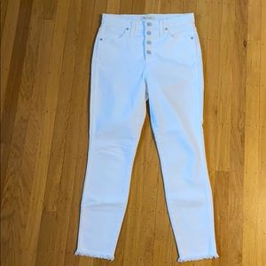 Madewell 10” skinny crop jeans